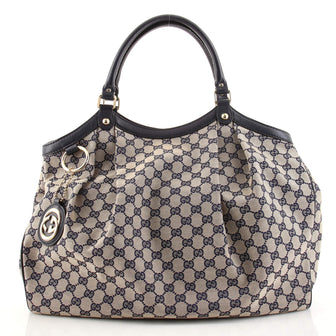Gucci Sukey Tote GG Canvas Large