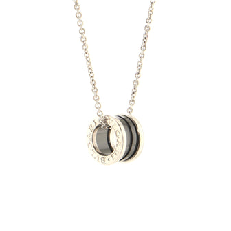 Bvlgari B.Zero1 Save the Children Pendant Necklace Sterling Silver and Ceramic