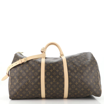 Louis Vuitton Keepall Bandouliere Bag Monogram Canvas 60