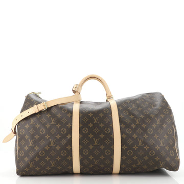 Louis Vuitton Keepall Bandouliere Bag Monogram Canvas 60