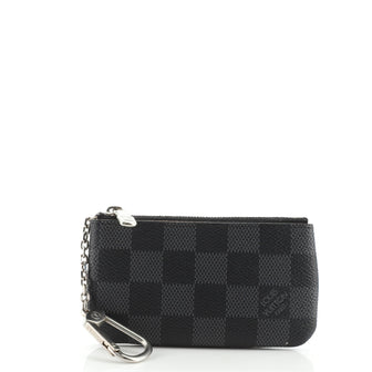 Louis Vuitton Key Pouch Damier Graphite