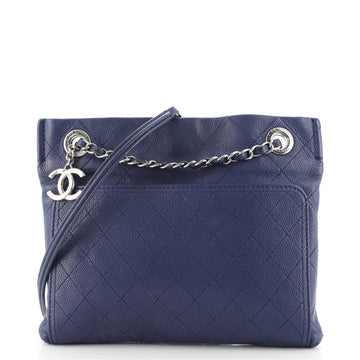 Chanel CC Pocket Crossbody Bag Quilted Caviar Small