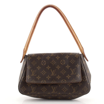 Louis Vuitton Looping Handbag Monogram Canvas Mini