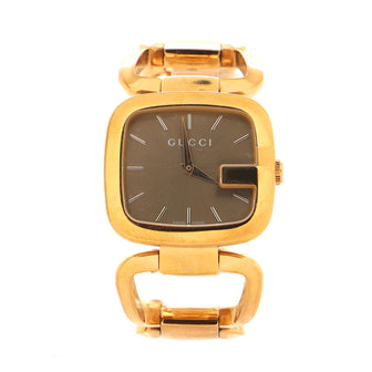 Gucci G-Gucci Square Quartz Watch Plated Metal 32