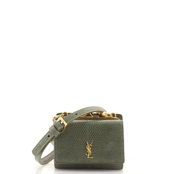 Saint Laurent Rider Chain Belt Bag Lizard