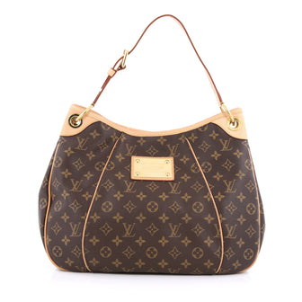 Louis Vuitton Galliera Handbag Monogram Canvas PM Brown