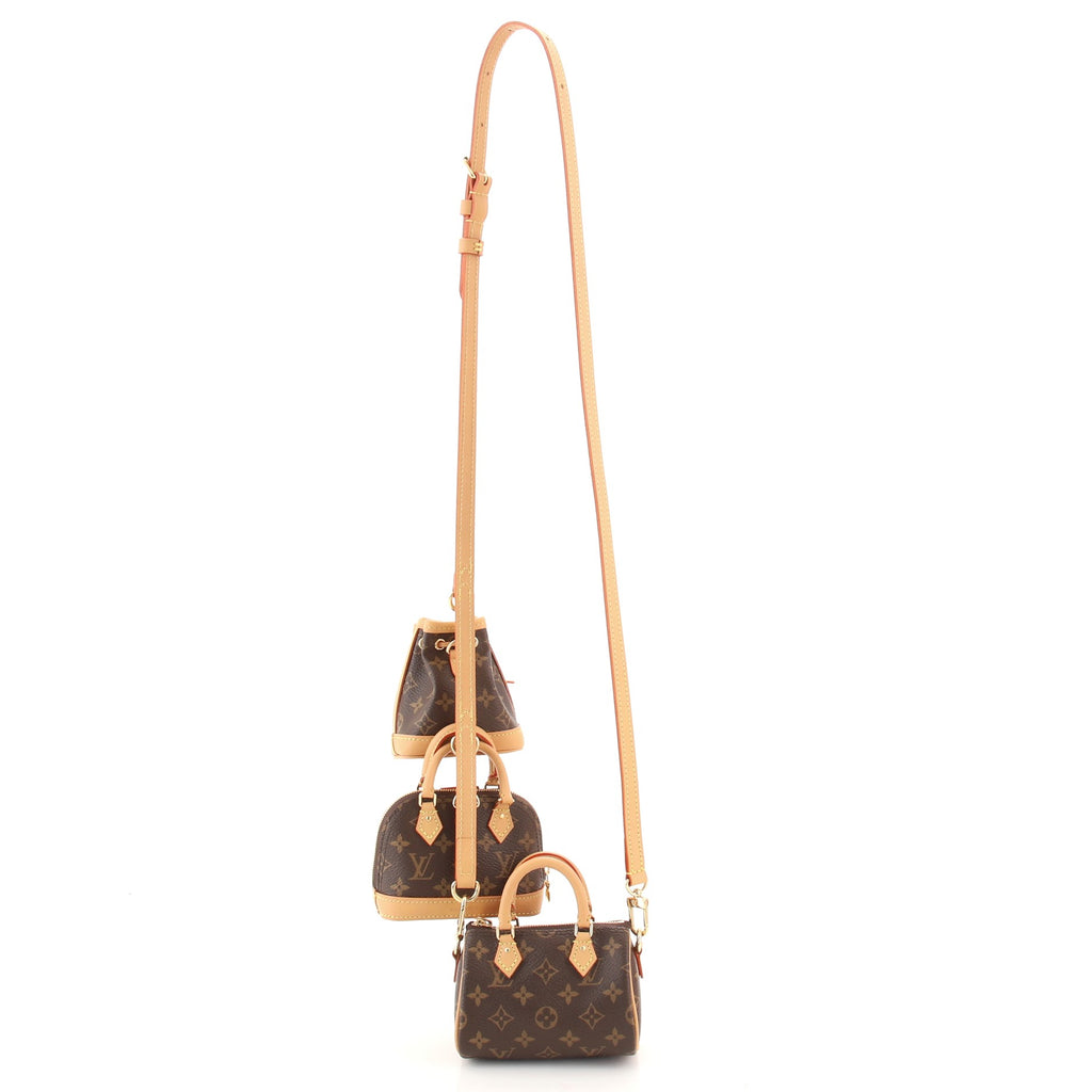 Louis Vuitton Trio Mini Icones Monogram Bag Brown in Coated Canvas with  Gold-tone - US