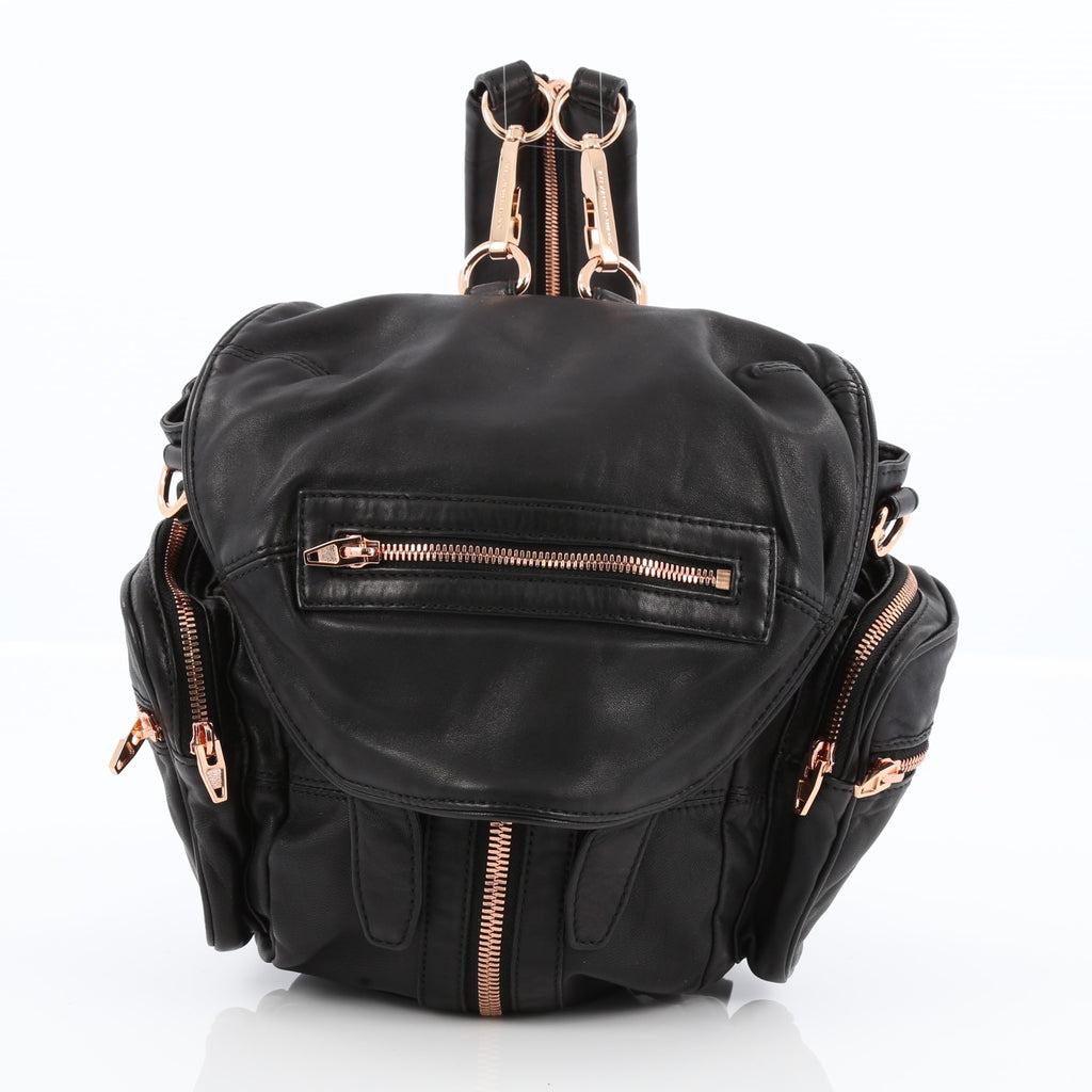 Buy Alexander Wang Marti Backpack Leather Mini Black 1393201