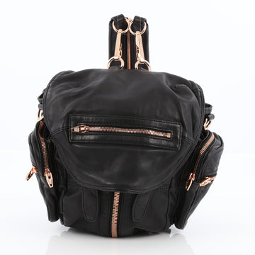 Alexander Wang Marti Backpack Leather Mini Black