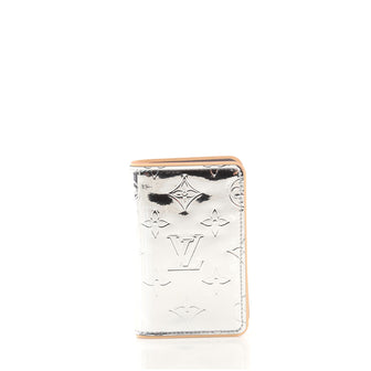 Louis Vuitton Slender Pocket Organizer Monogram Mirror Coated Canvas