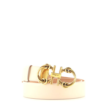 Salvatore Ferragamo Gancini Belt Leather Medium