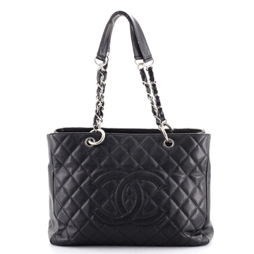 Chanel Grand Shopping Tote Quilted Caviar
