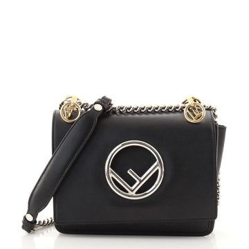Fendi Kan I F Shoulder Bag Leather Small
