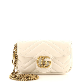 Gucci GG Marmont Flap Bag Matelasse Leather Super Mini