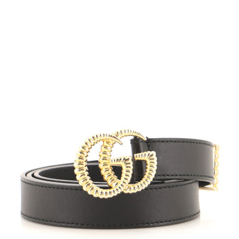 Gucci Torchon GG Marmont Belt Leather Medium