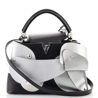 Louis Vuitton Liu Wei ArtyCapucines Bag Leather with Applique MM
