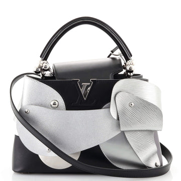 Louis Vuitton Liu Wei ArtyCapucines Bag Leather with Applique MM