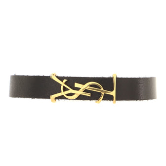 Saint Laurent Opyum Bracelet Leather with Metal