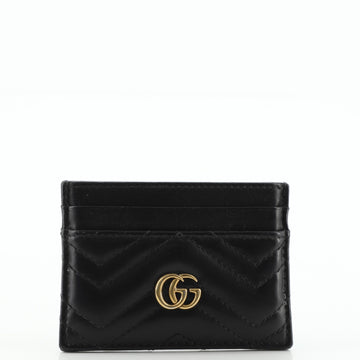 Gucci GG Marmont Card Holder Matelasse Leather