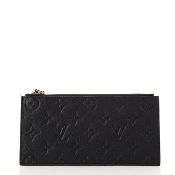 Louis Vuitton Felicie Zip Pouch Insert Monogram Empreinte Leather