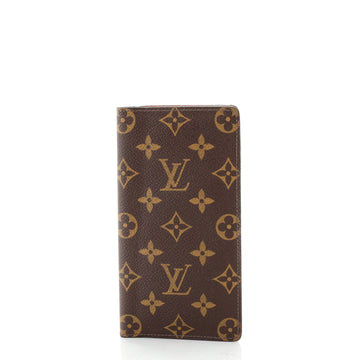 Louis Vuitton Checkbook Cover Monogram Canvas