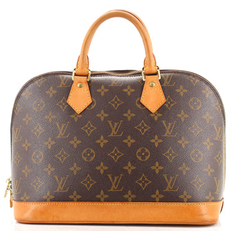 Louis Vuitton Vintage Alma Handbag Monogram Canvas PM