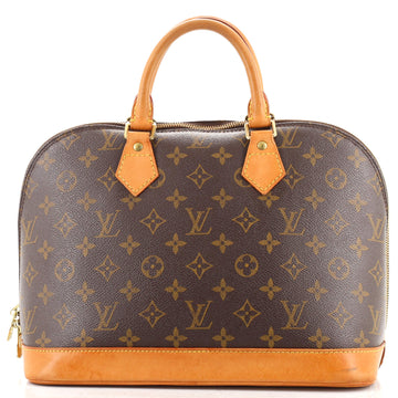Louis Vuitton Vintage Alma Handbag Monogram Canvas PM
