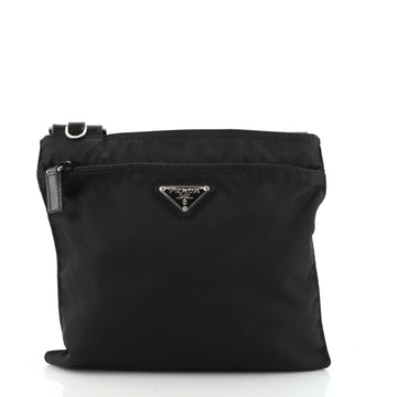 Prada Front Pocket Messenger Bag Tessuto Small