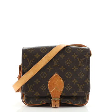 Louis Vuitton Cartouchiere Handbag Monogram Canvas MM