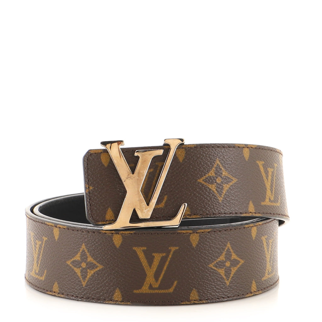 Louis Vuitton LV initials 40mm Reversible Belt, Brown, 95
