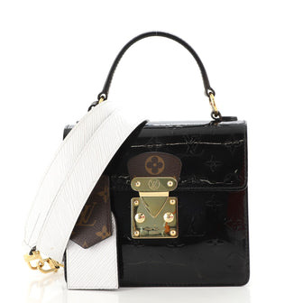 Louis Vuitton Spring Street NM Handbag Monogram Vernis with Monogram Canvas  and Epi Leather - ShopStyle Shoulder Bags