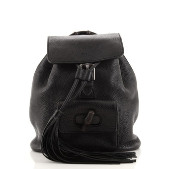 Gucci Bamboo Tassel Backpack Leather Mini