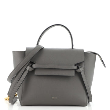 Celine Belt Bag Textured Leather Micro