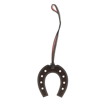 Hermes Paddock Horseshoe Bag Charm Leather