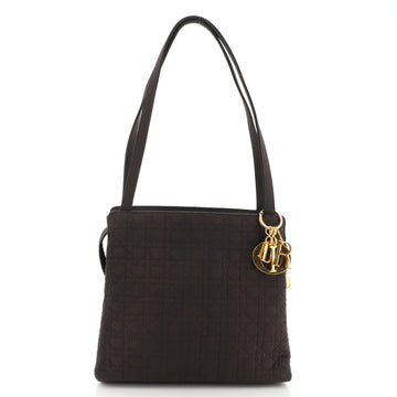 Christian Dior Vintage Tote Cannage Quilt Nylon Large