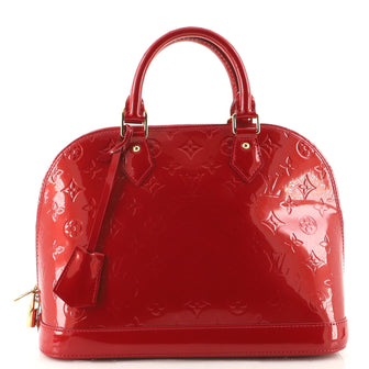 Louis Vuitton Alma Handbag Monogram Vernis PM