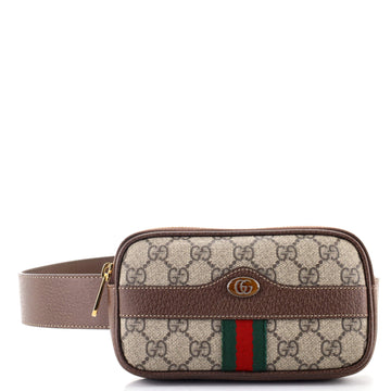 Gucci Ophidia Belt Bag GG Coated Canvas Mini