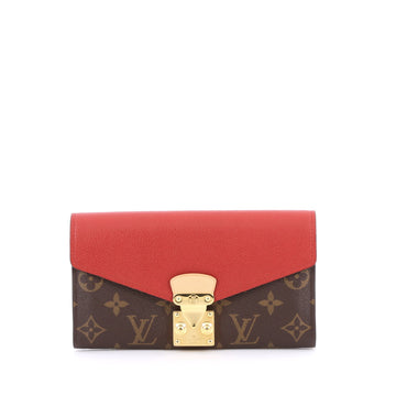 Louis Vuitton Pallas Wallet Monogram Canvas and Calf Leather Brown