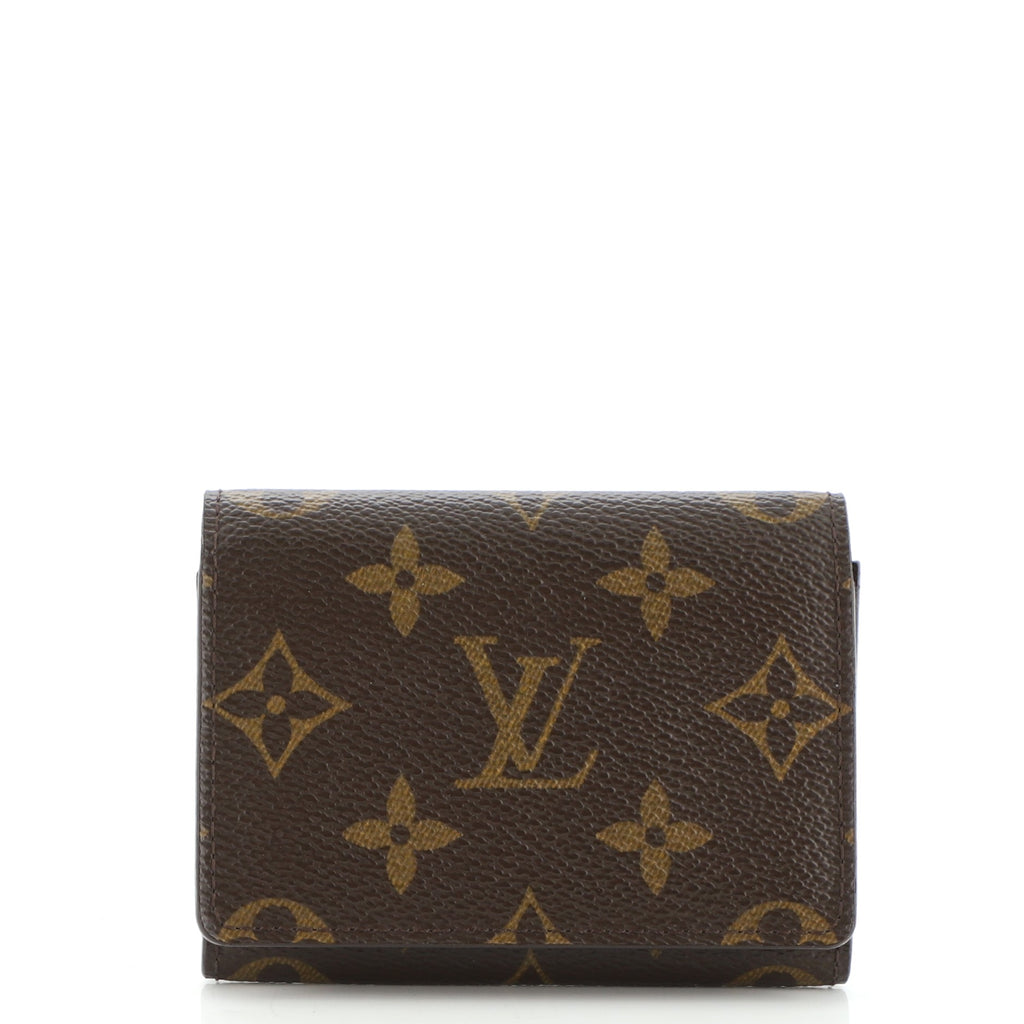 Louis Vuitton Envelope Business Card Holder in Coated Canvas with