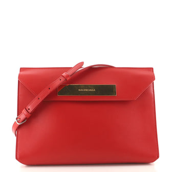 Balenciaga Cable Clutch Leather