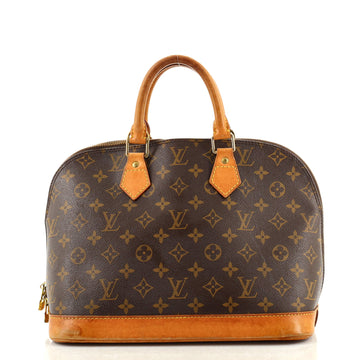 Louis Vuitton Vintage Alma Handbag Monogram Canvas PM