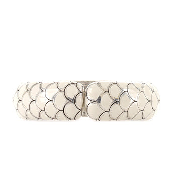 John Hardy Naga Flex Cuff Bracelet Sterling Silver with Enamel  Wide
