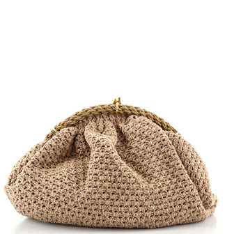 Fendi Clasp-Fastening Clutch Bag Crochet