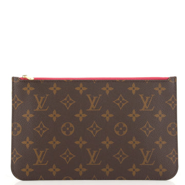 Louis Vuitton Neverfull Pochette Monogram Canvas Large