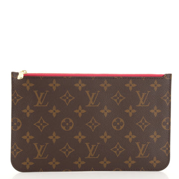 Louis Vuitton Neverfull Pochette Monogram Canvas Large