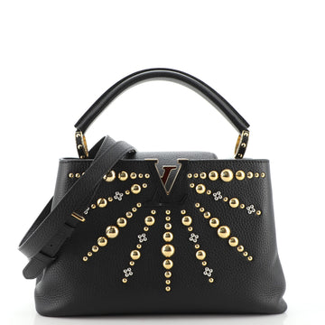Louis Vuitton Capucines Bag Studded Leather PM