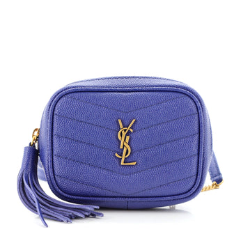 Saint Laurent Lou Camera Bag Matelasse Chevron Leather Baby