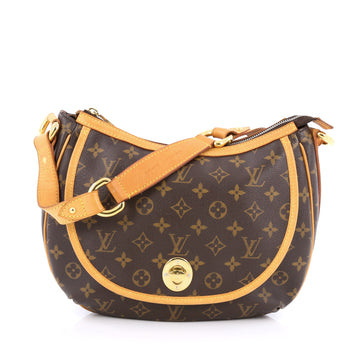 Louis Vuitton Tulum Handbag Monogram Canvas PM Brown