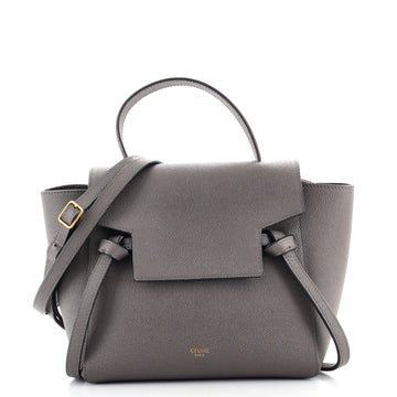 Celine Belt Bag Textured Leather Nano