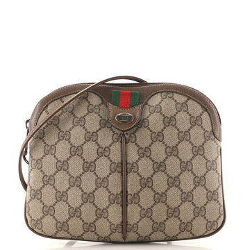 Gucci Vintage Web Crossbody Bag GG Coated Canvas Small